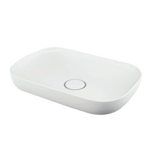 oval rectangle countertop white wash basin LAVELLA Pure serie