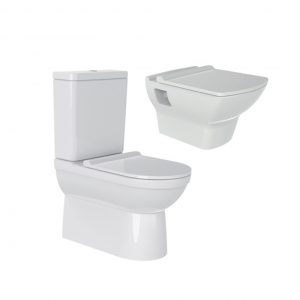 Lavella zero to wall, wall hung toilet