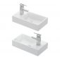 Rectangle Cabinet compatible 45 cm white washbasin LAVELLA Vita serie 3