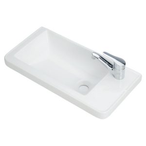 Rectangle Cabinet compatible 60 cm white washbasin LAVELLA Matiz serie