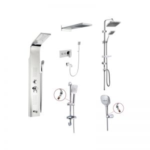 Lavella Shower sets - hand, robot, sliding, panel concealed shower set