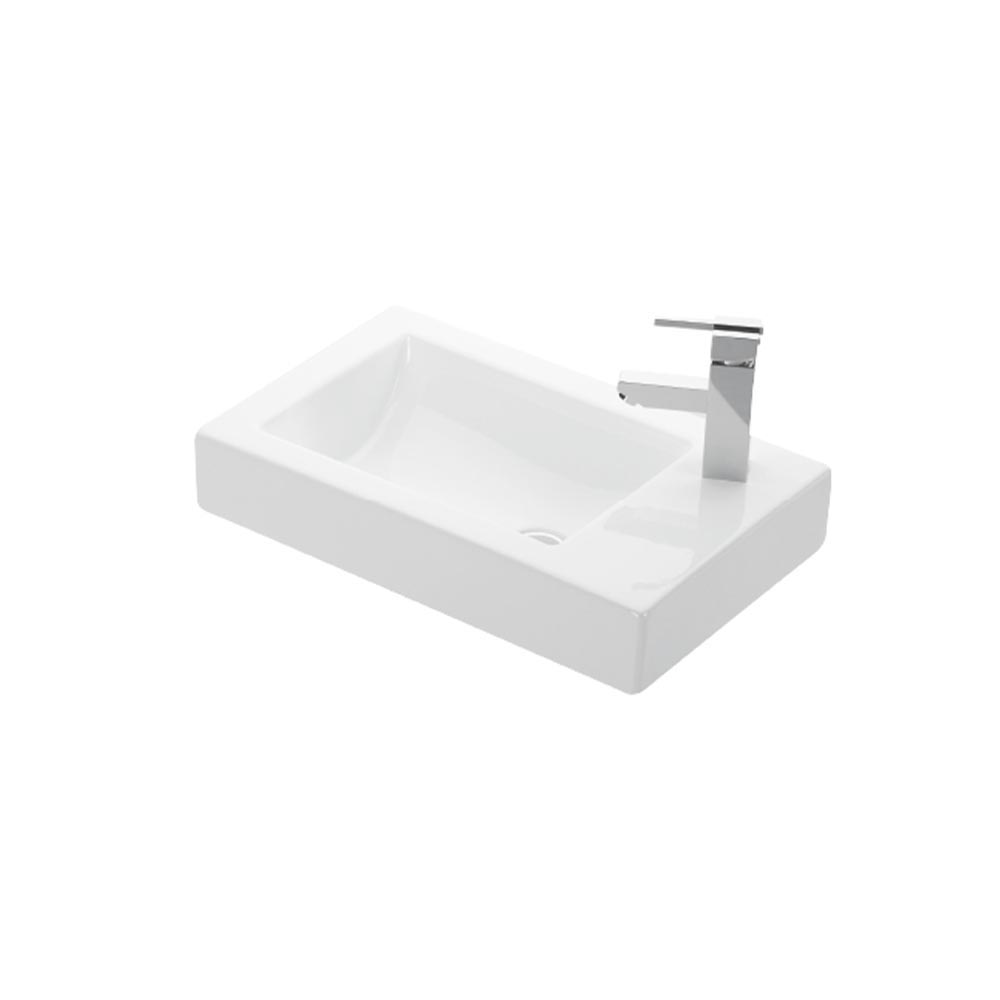 MUSA | Countertop Washbasin Countertop Rectangular Ceramic Washbasin By - View #4